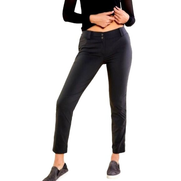 Anatomie Pants - ANATOMIE Susan Skinny Ankle Pant Black Sporty Breathable Slimming Trouser